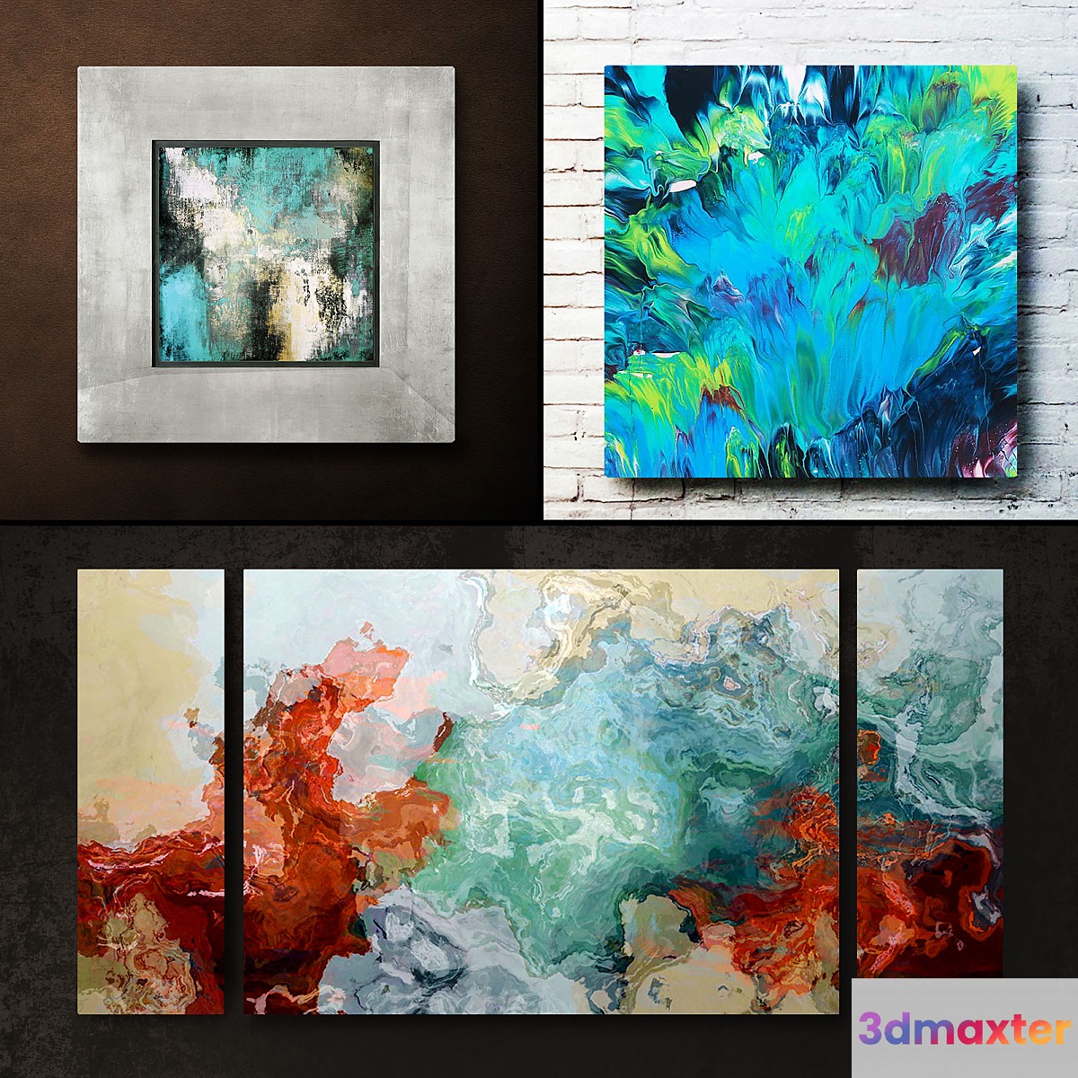 Picture in the frame. Collection 129 3D Max
