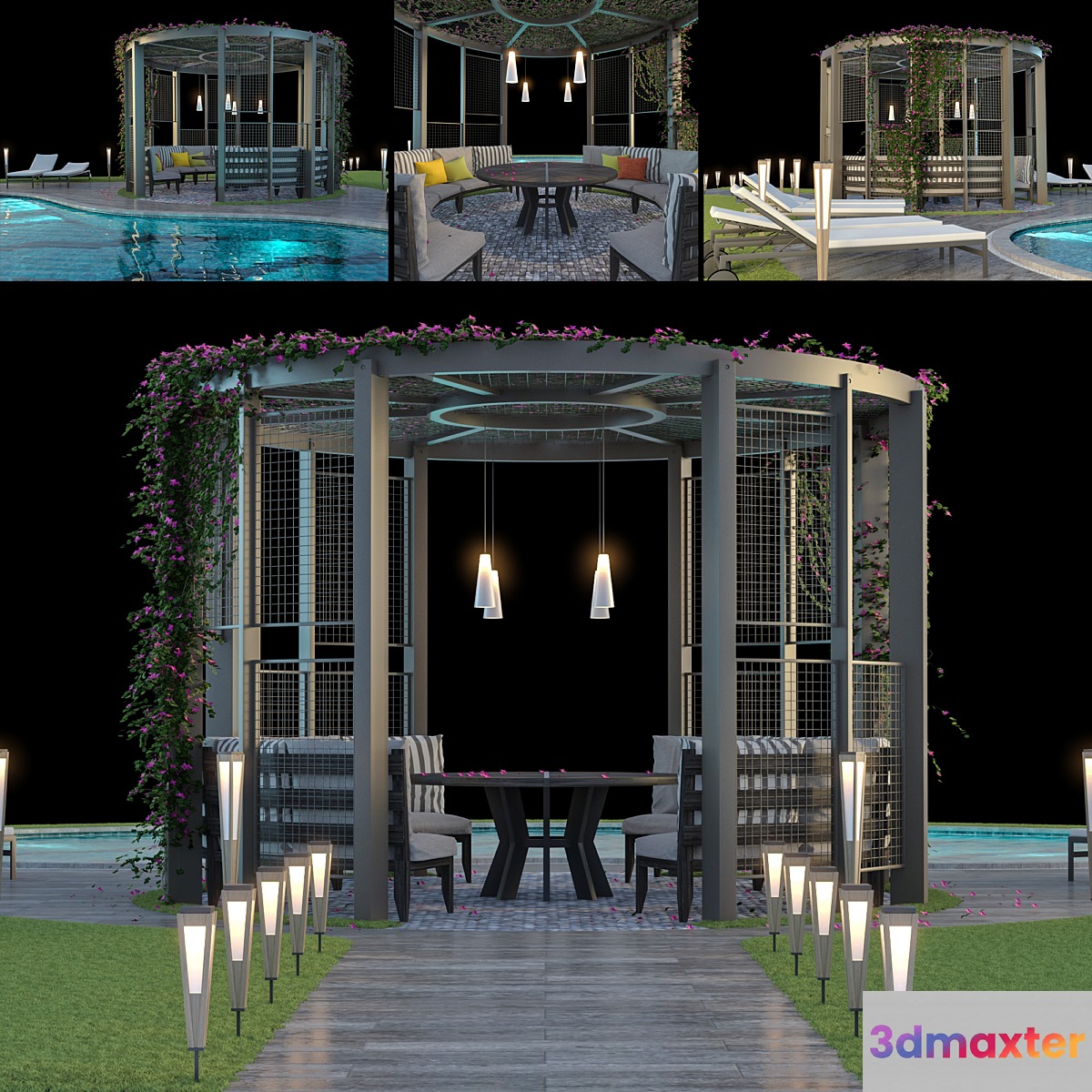 Gazebo and Swimming Pool # 6