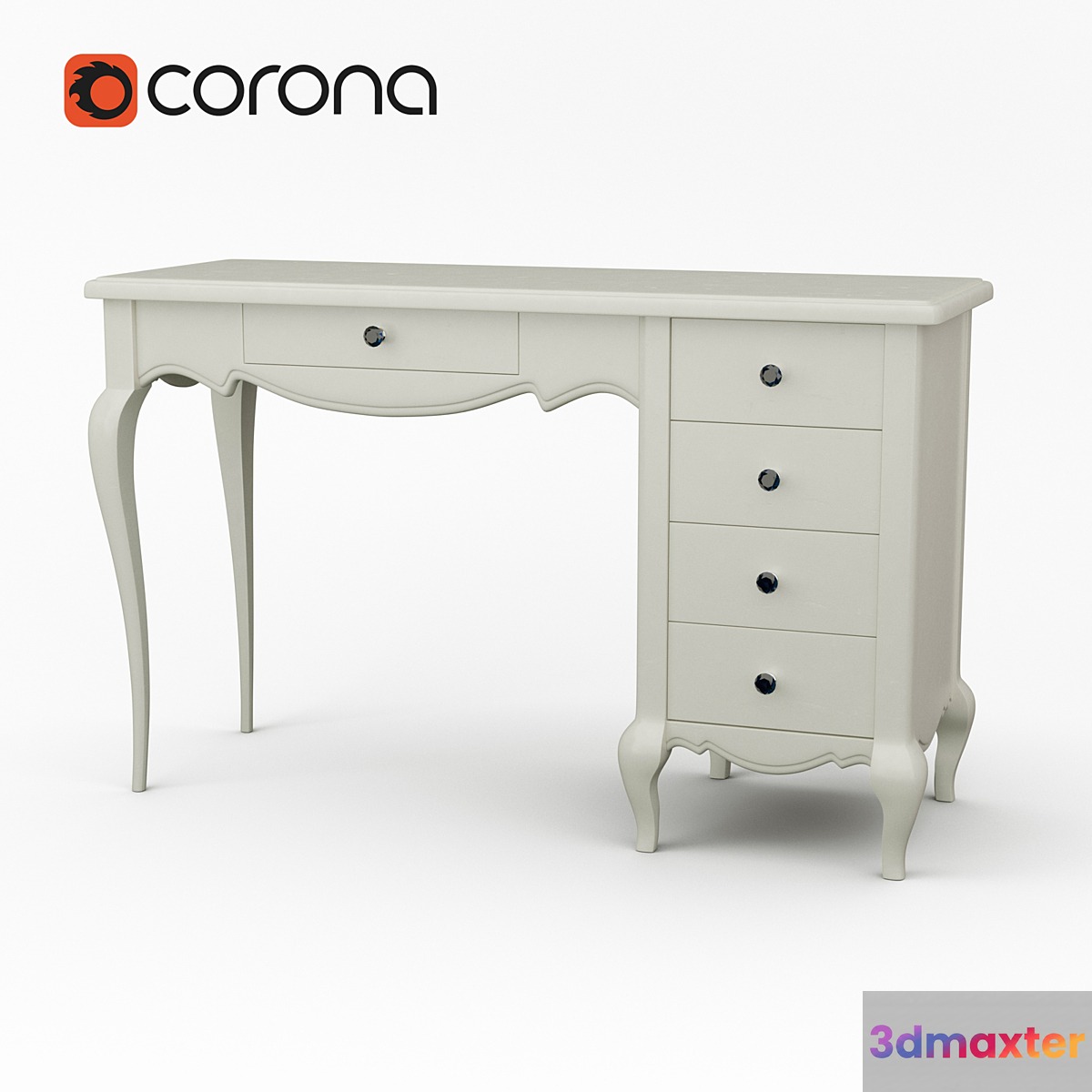 Cosmetic table 3D Max