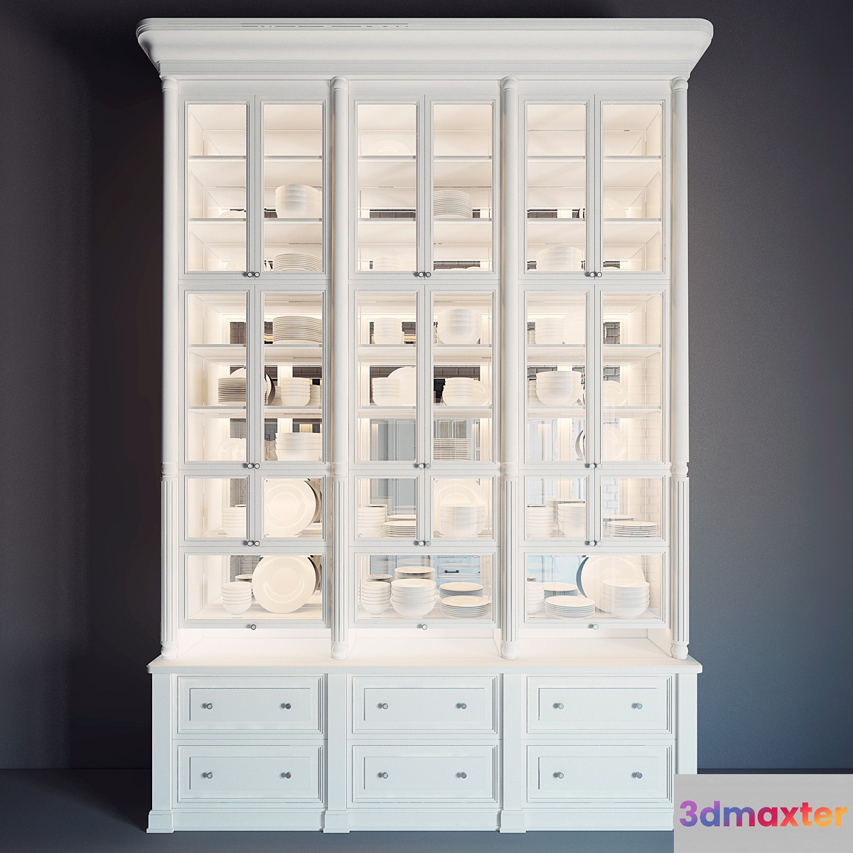 Sideboard 01  cupboard 01 3D Max