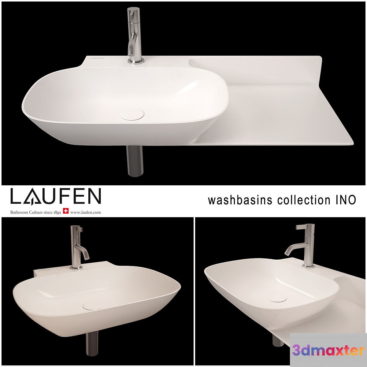 Laufen washbasins INO 3D Max