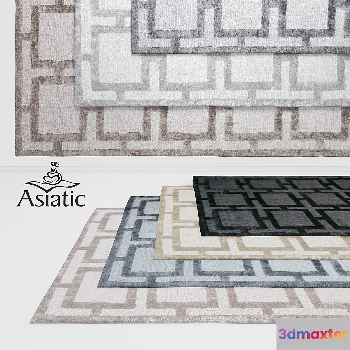 Asiatic Eaton Rugs 3D Max