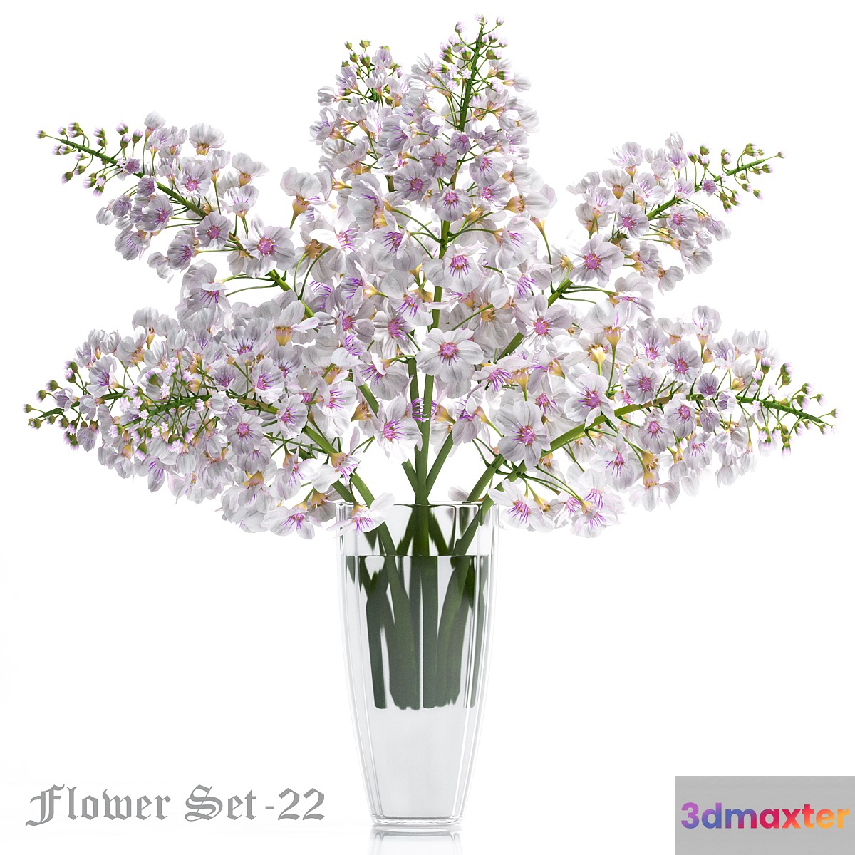FLOWER VASE SET 22 3D Max