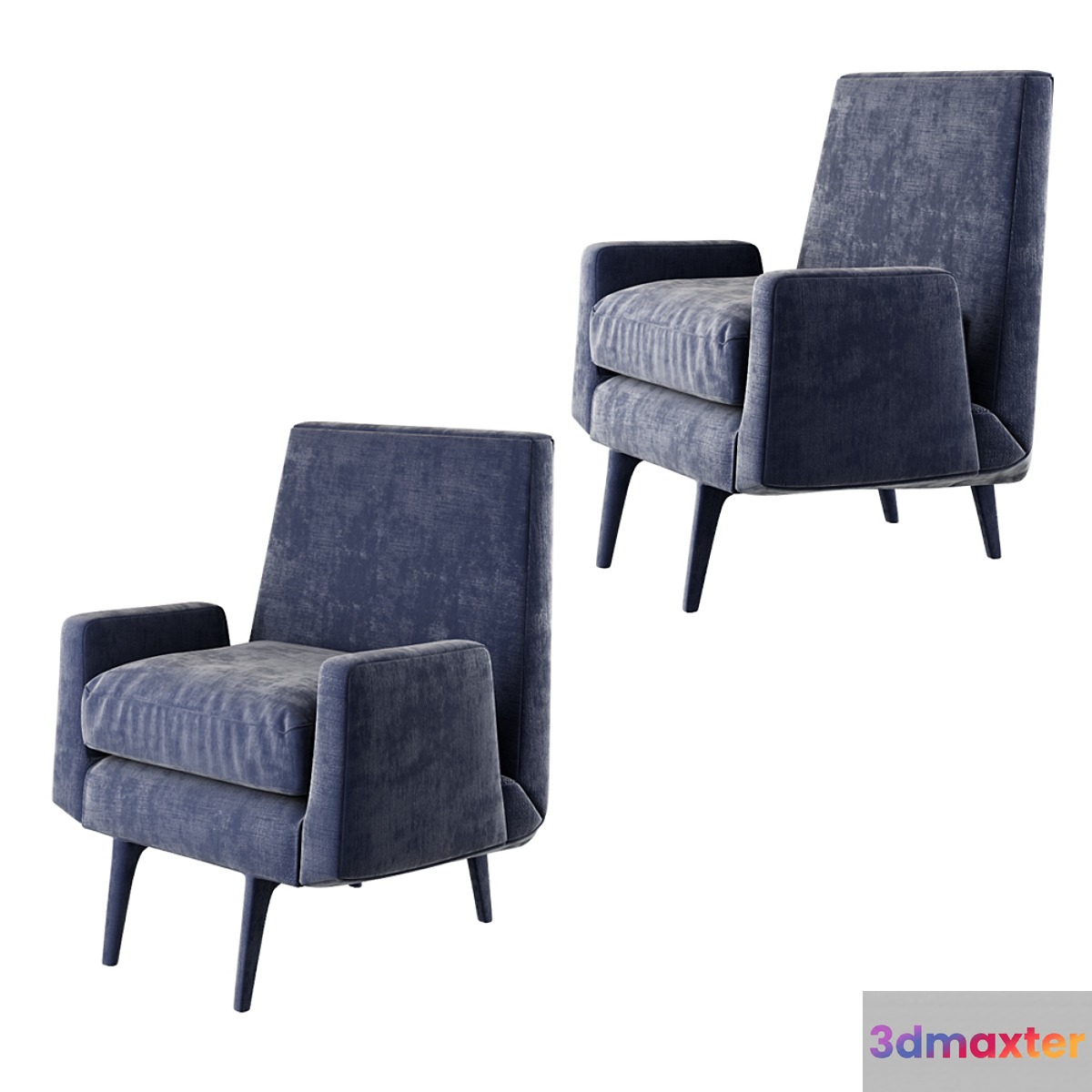 Angott Club Armchair 3D Max