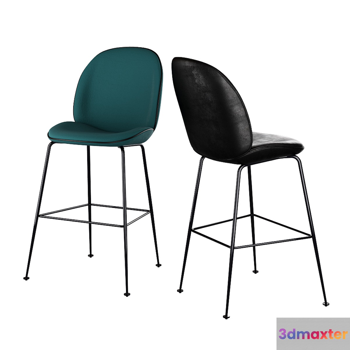 Gubi Beetle Bar Chair 3D Max