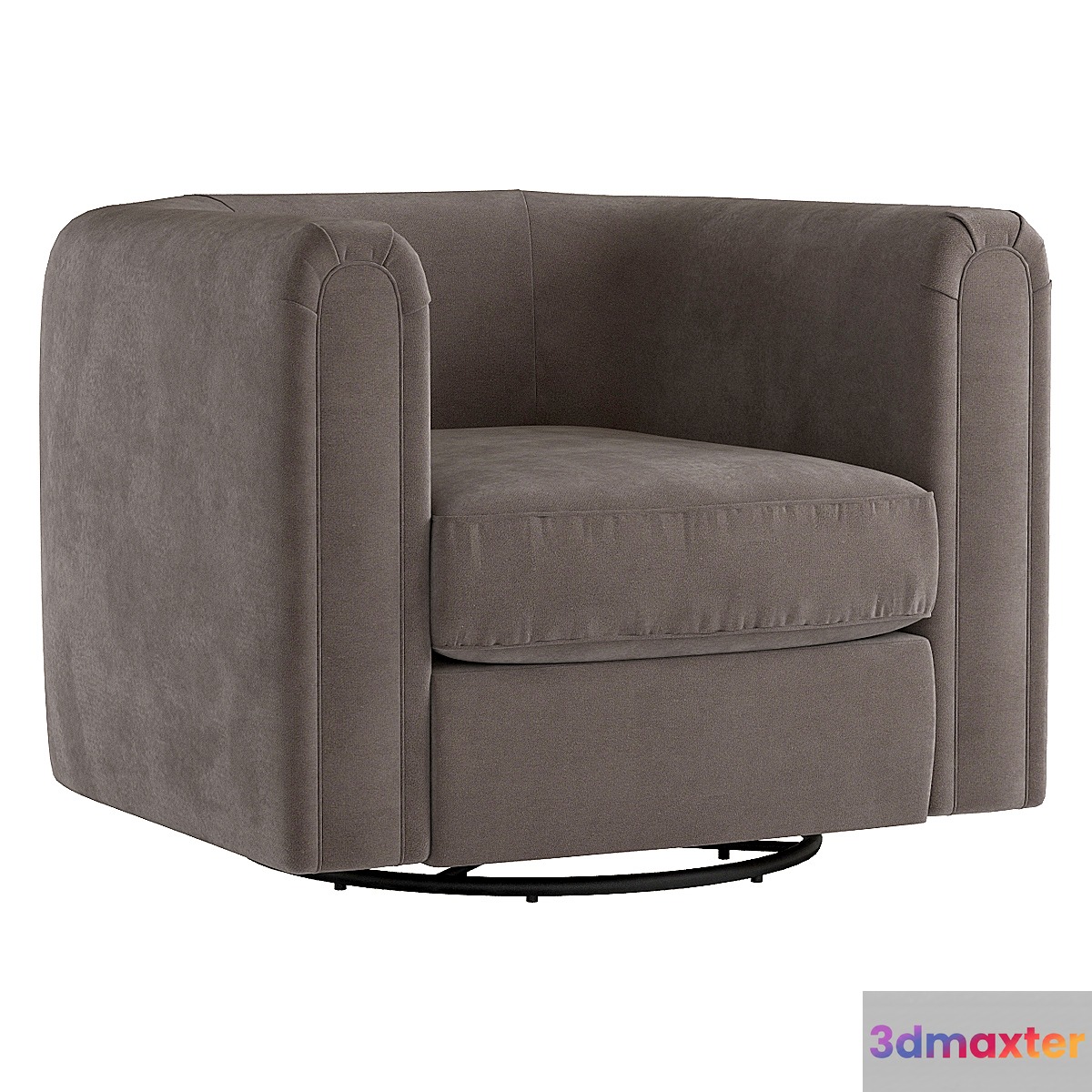 Alden Barrel Club Chair 3D Max