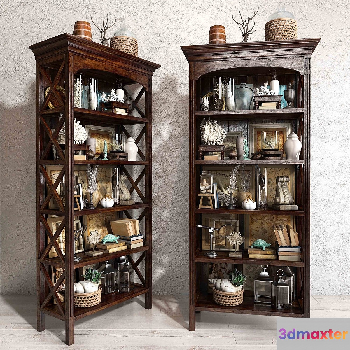 Sea decorative set 02 3D Max