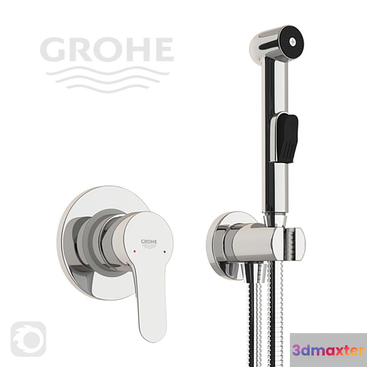 Hygienic shower Grohe BauEdge 28343007