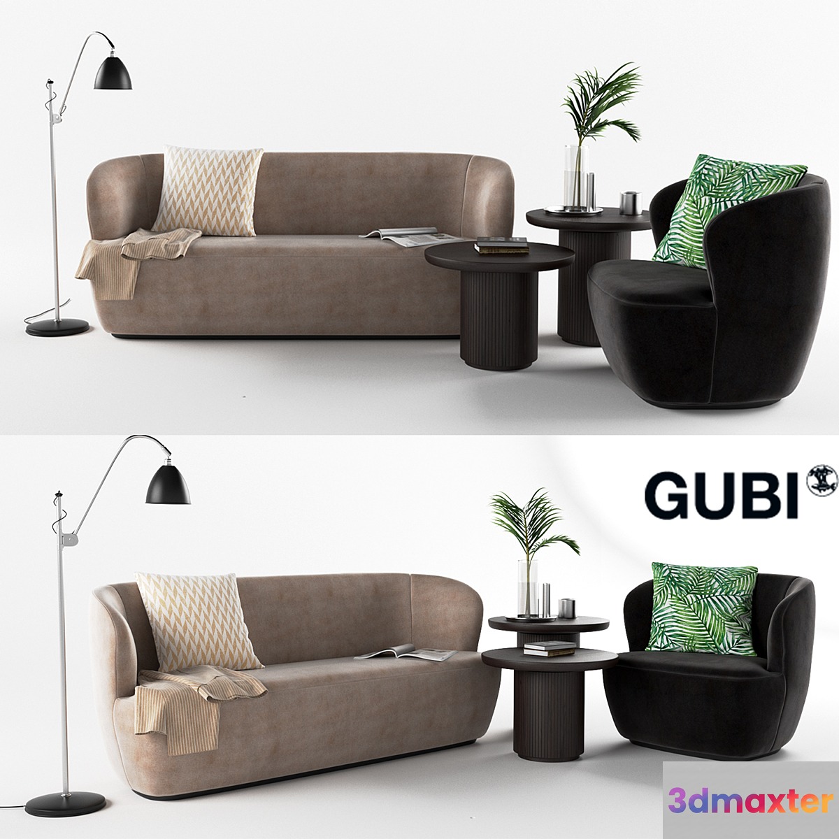GUBI STAY SOFA 3D Max