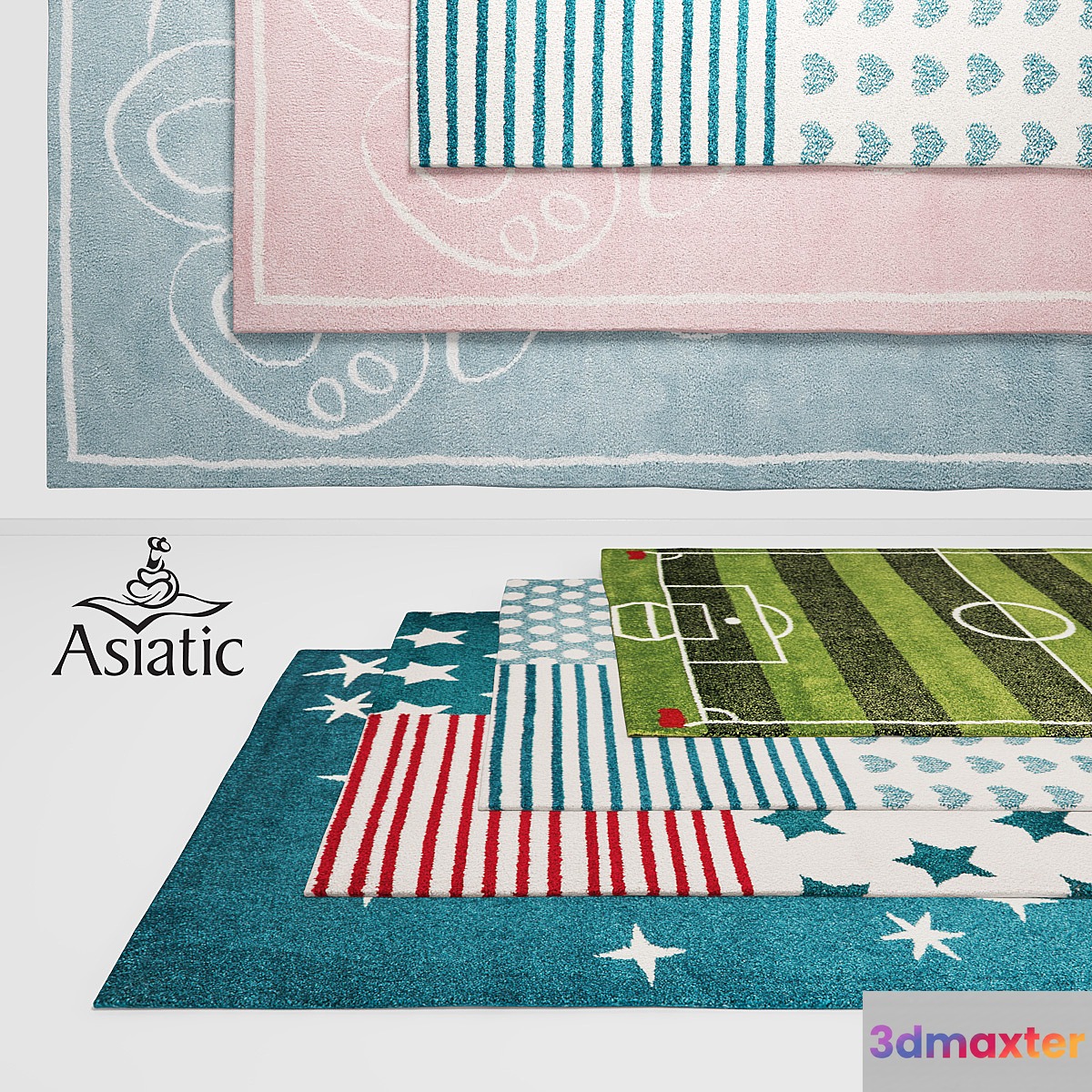 Asiatic Junior Rugs 3D Max