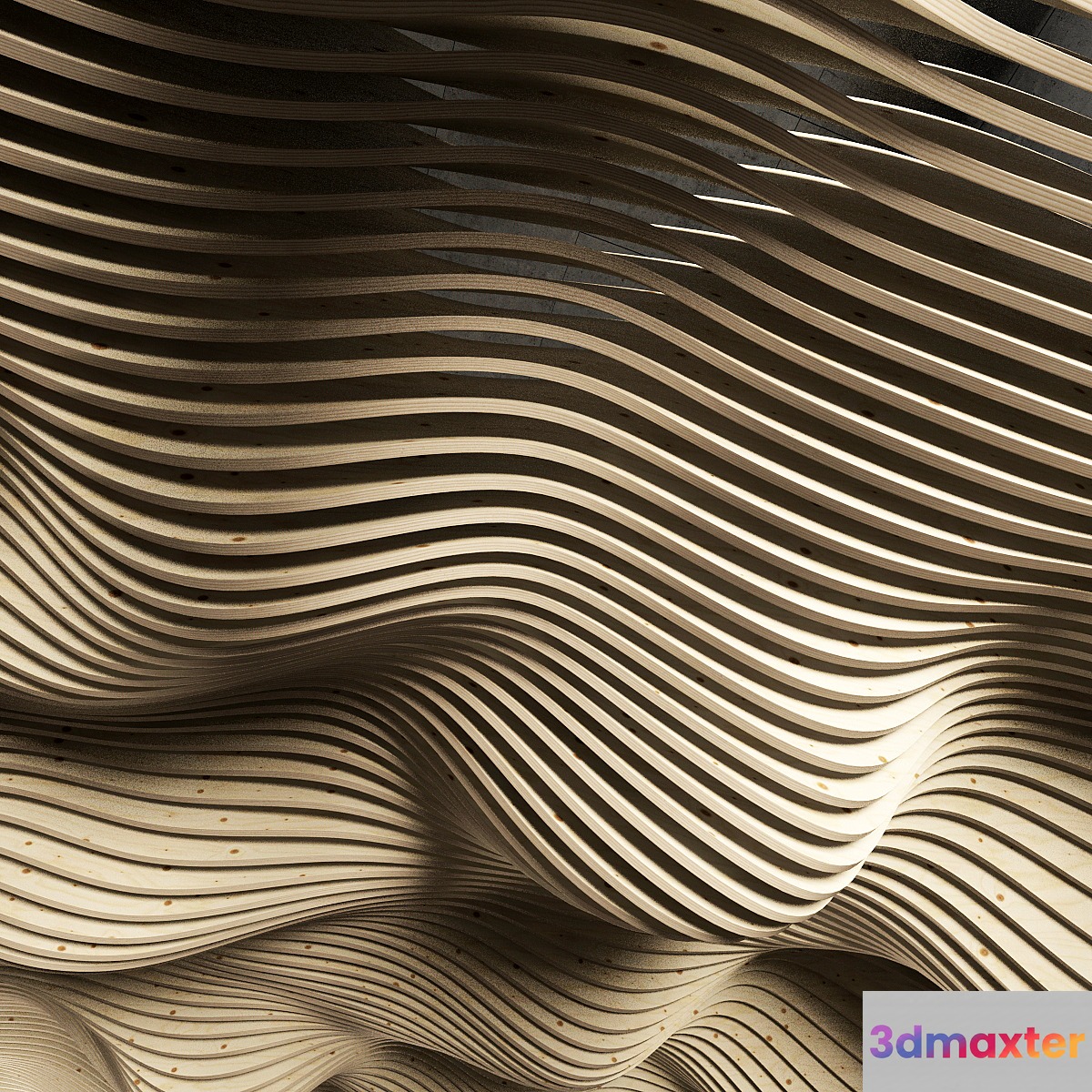 Parametric ceiling 3D Max