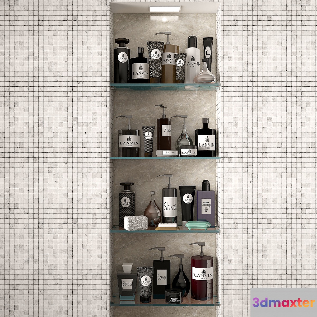 DECOR_FOR_BATHROOM_02 3D Max