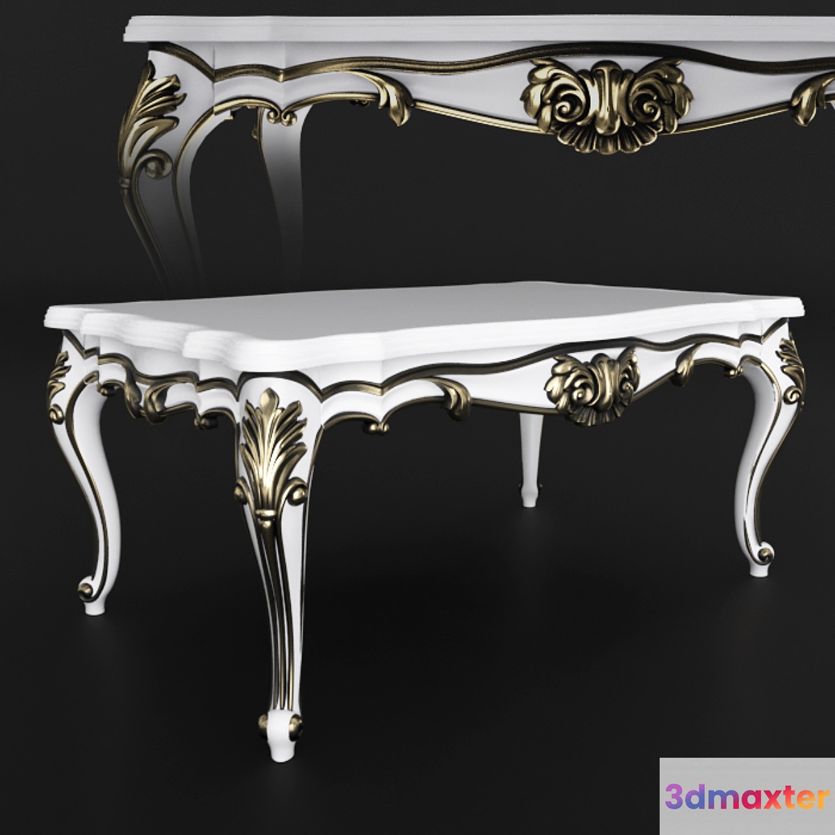 Classic table 3D Max