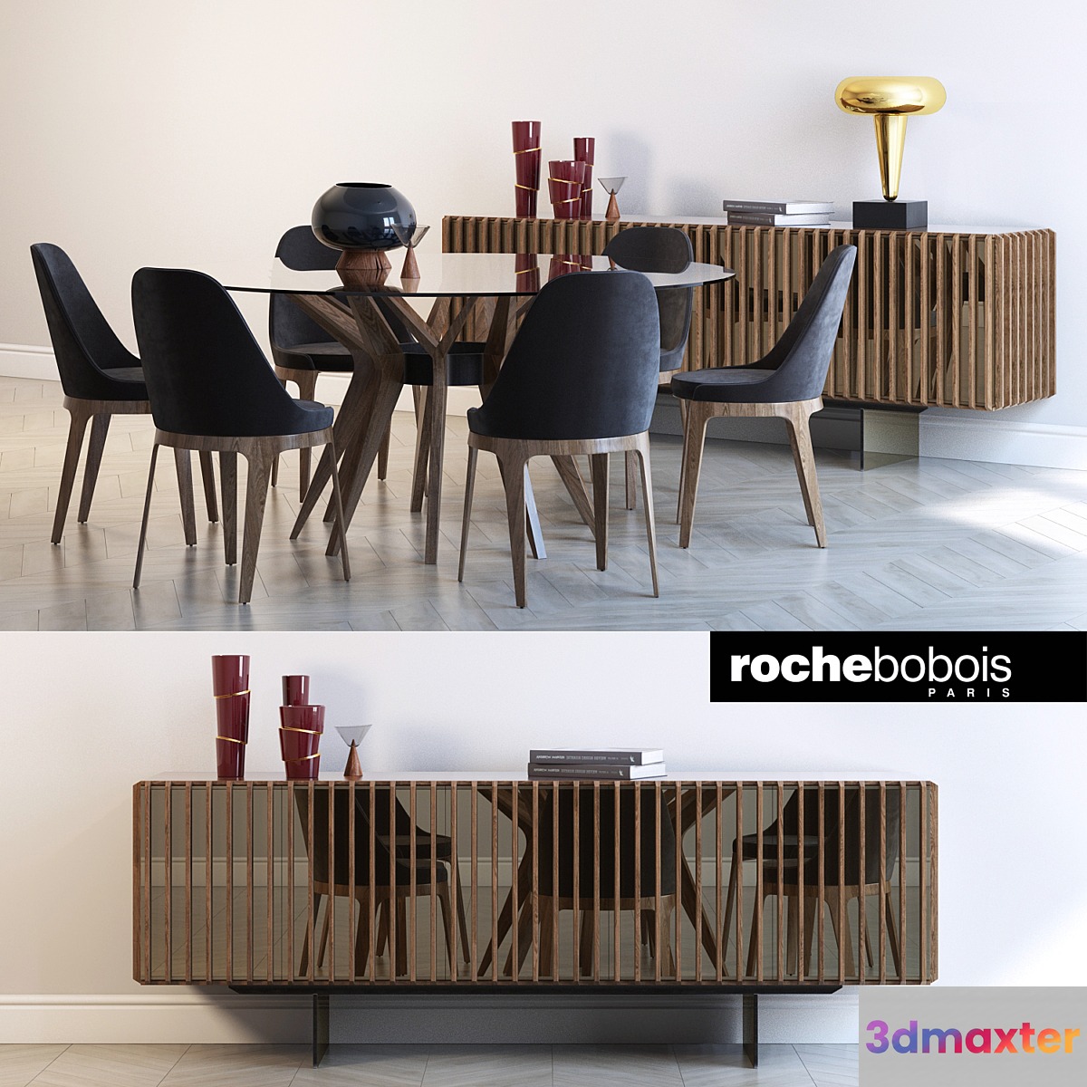 Roche bobois ASTER TOURNICOTI PALIS SIDEBOARD AIRE SUSPENSION