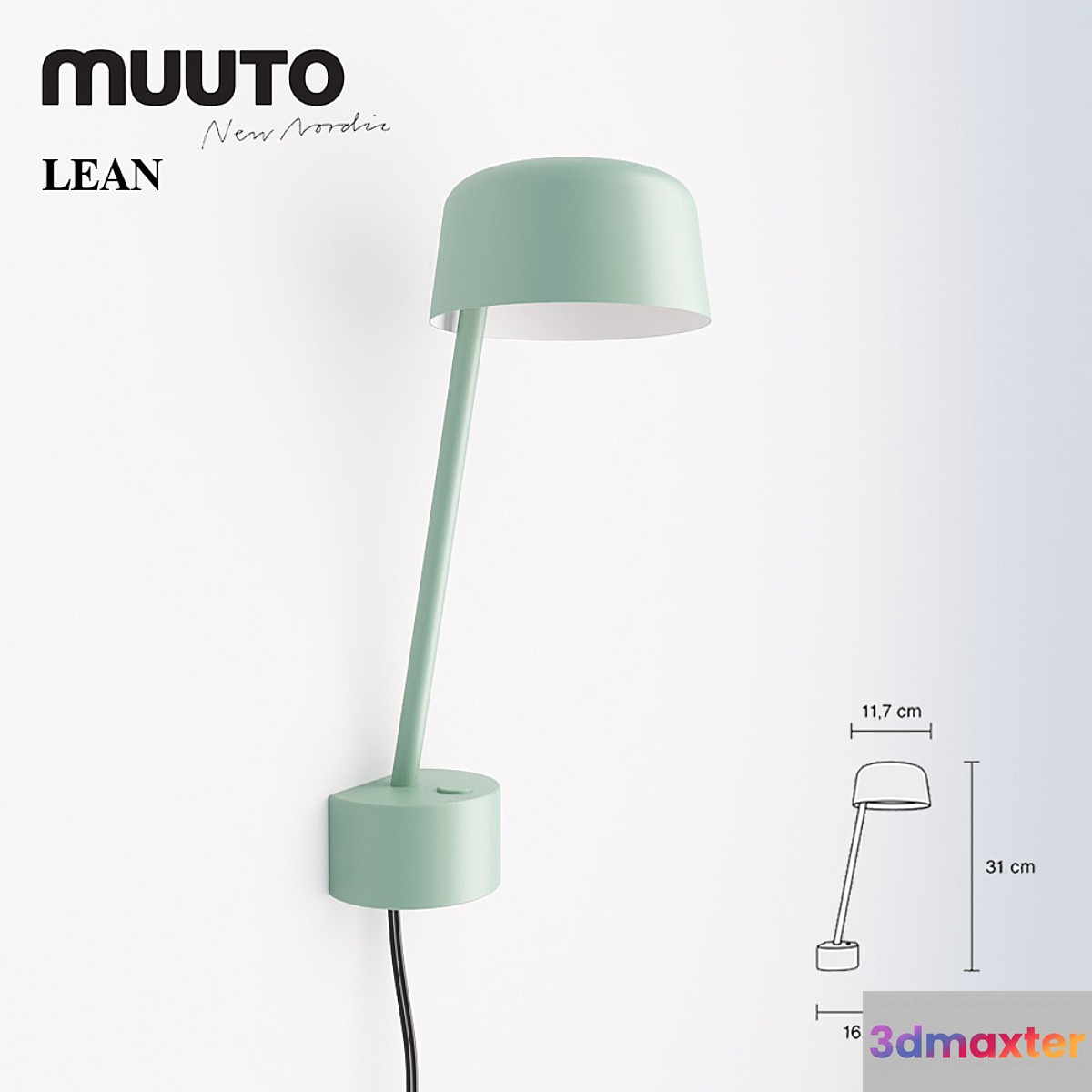 Fixtures Muuto LEAN 3D Max