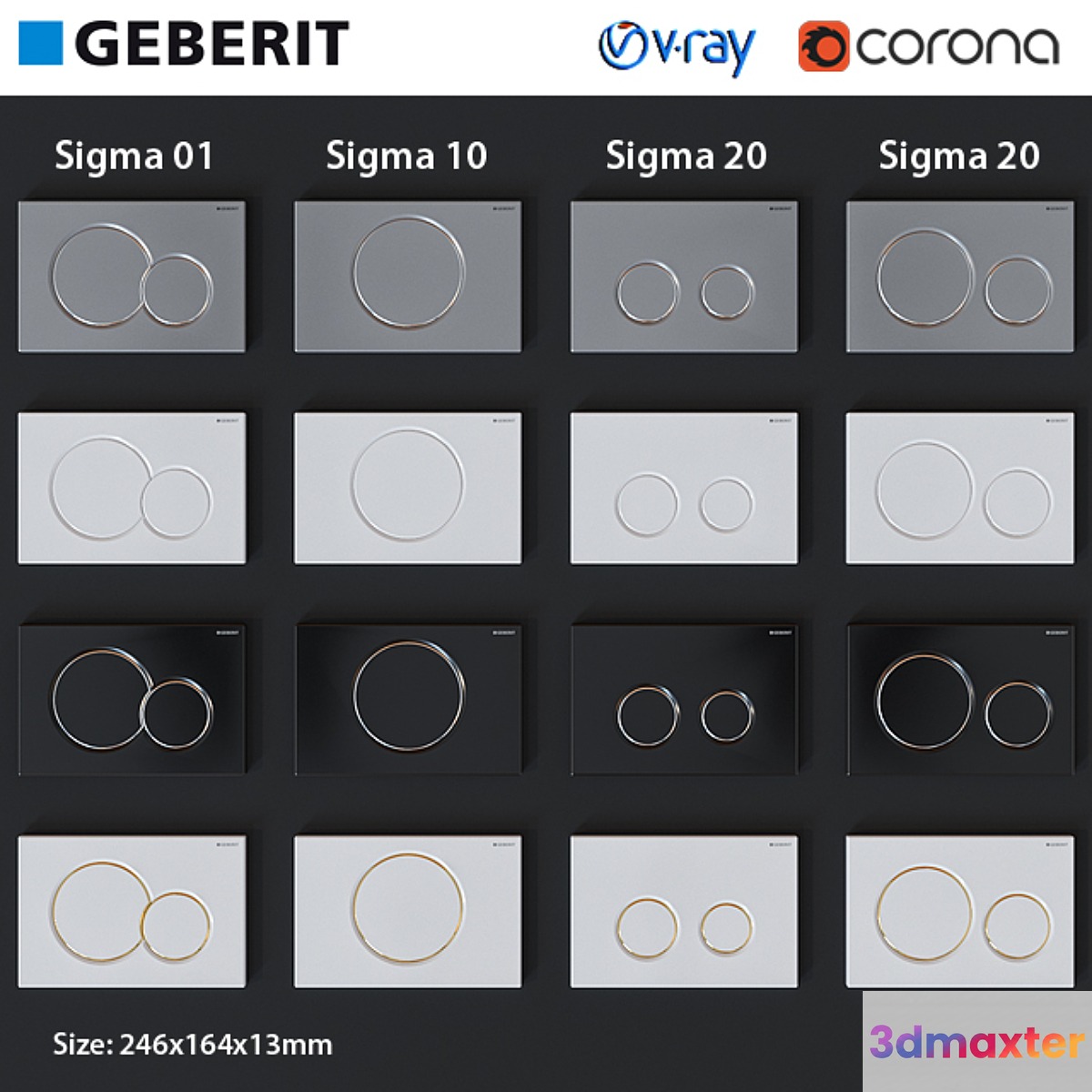 Geberit Sigma 01_10_20 3D Max