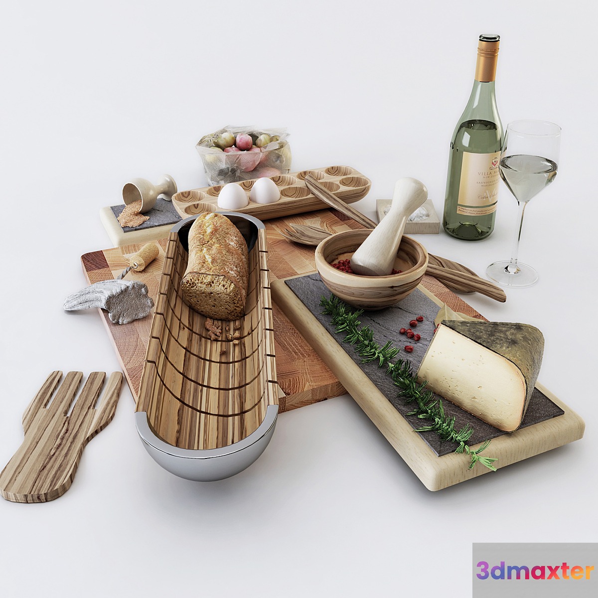 Kitchen set - No.7 3D Max