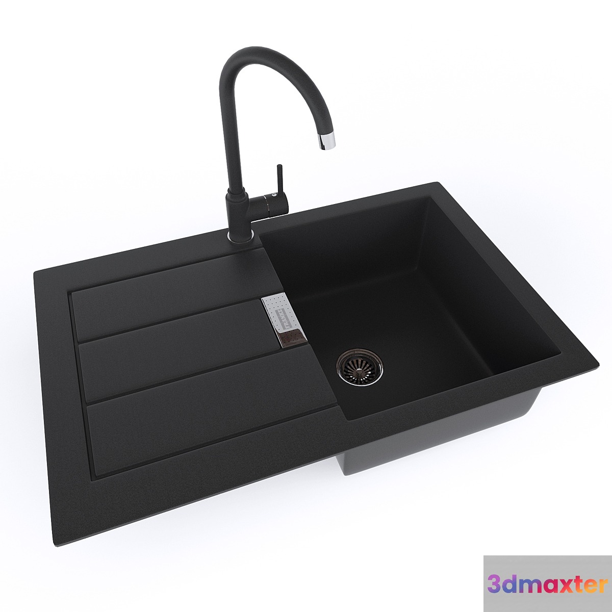 Sink and faucet Franke 3D Max