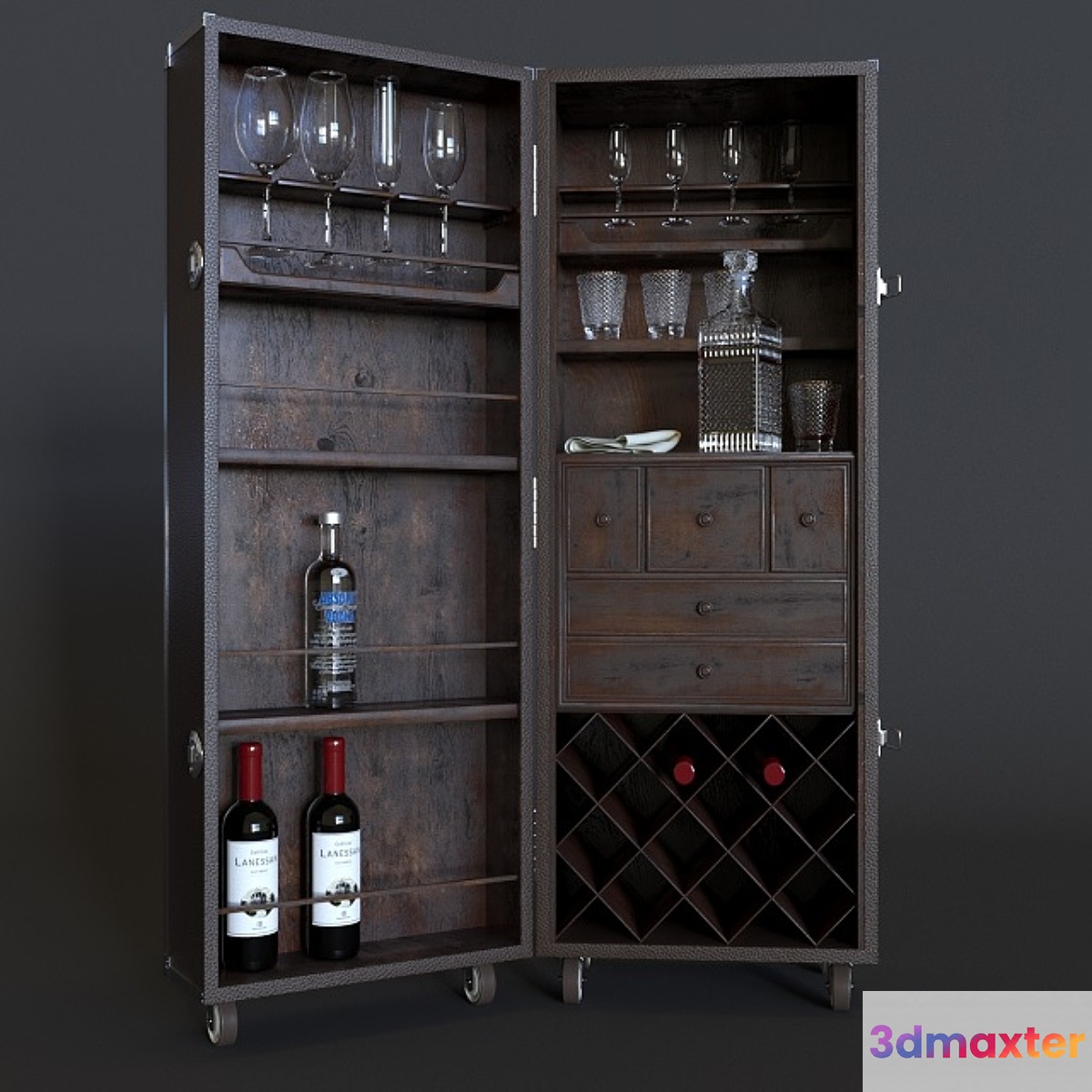 BarCabinet 3D Max