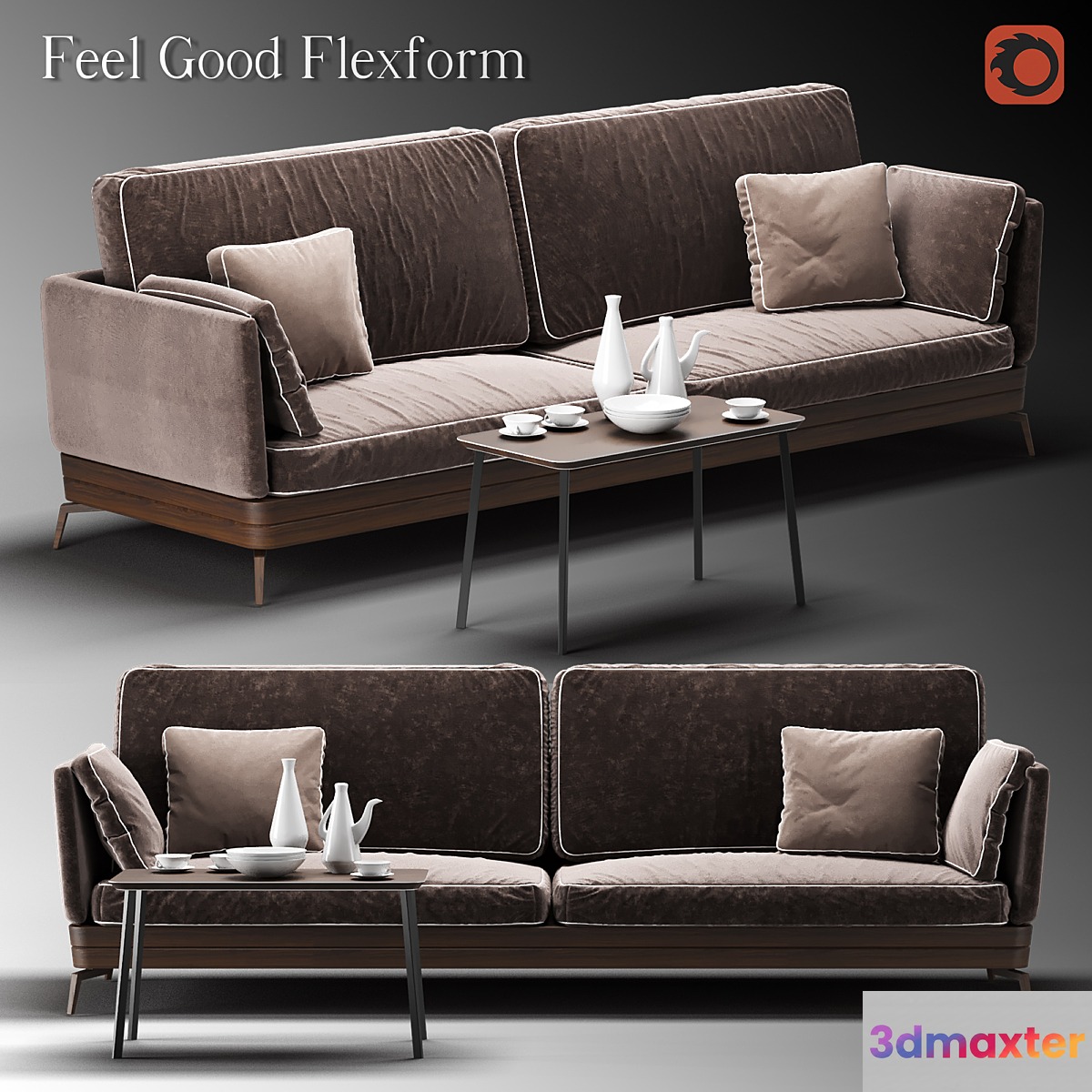 Feel good sofa 3D Max