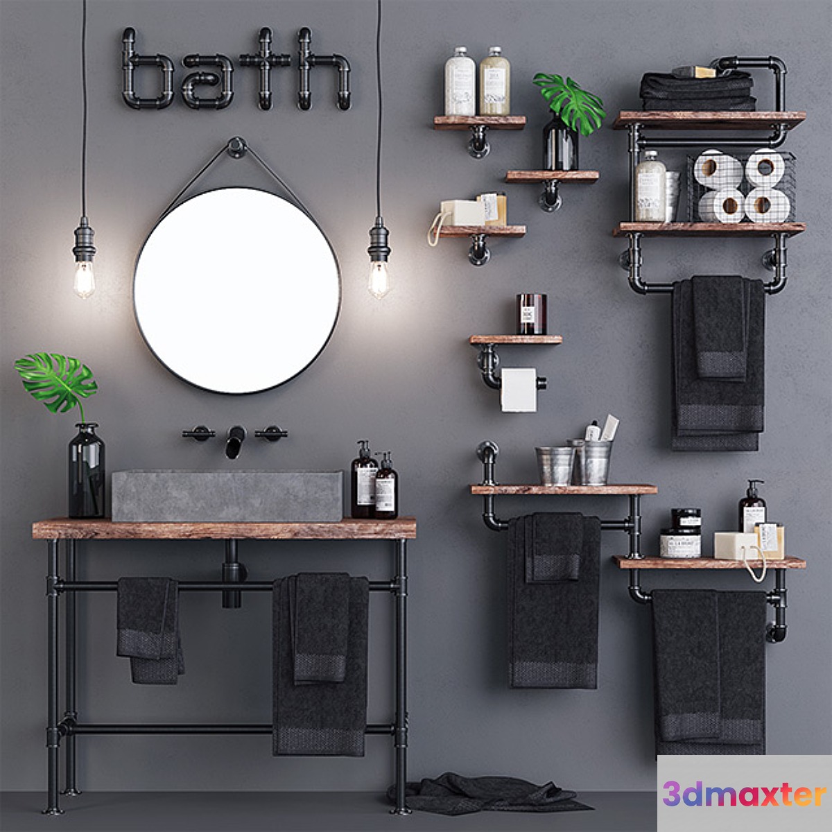 Loft Bathroom Set