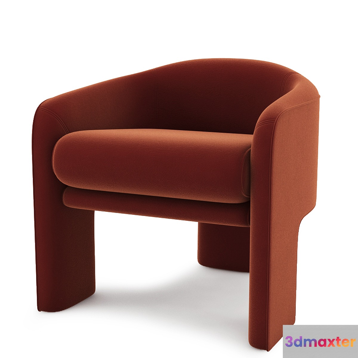 Modern Retro Lounge Chair by Vladimir Kagan Weimen 3D Max