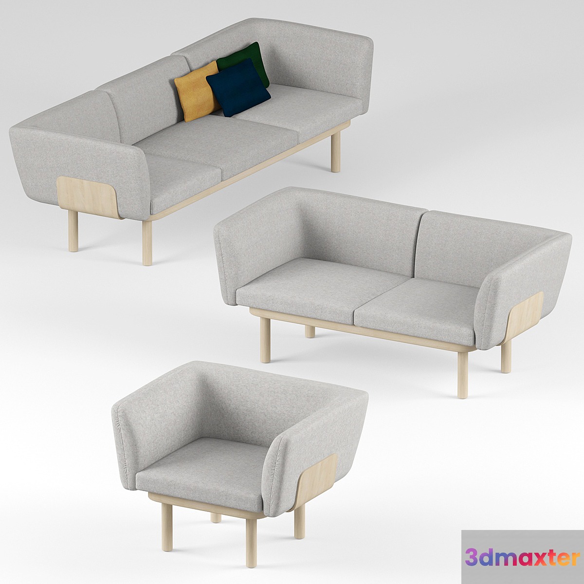 Egon Sofa 3D Max