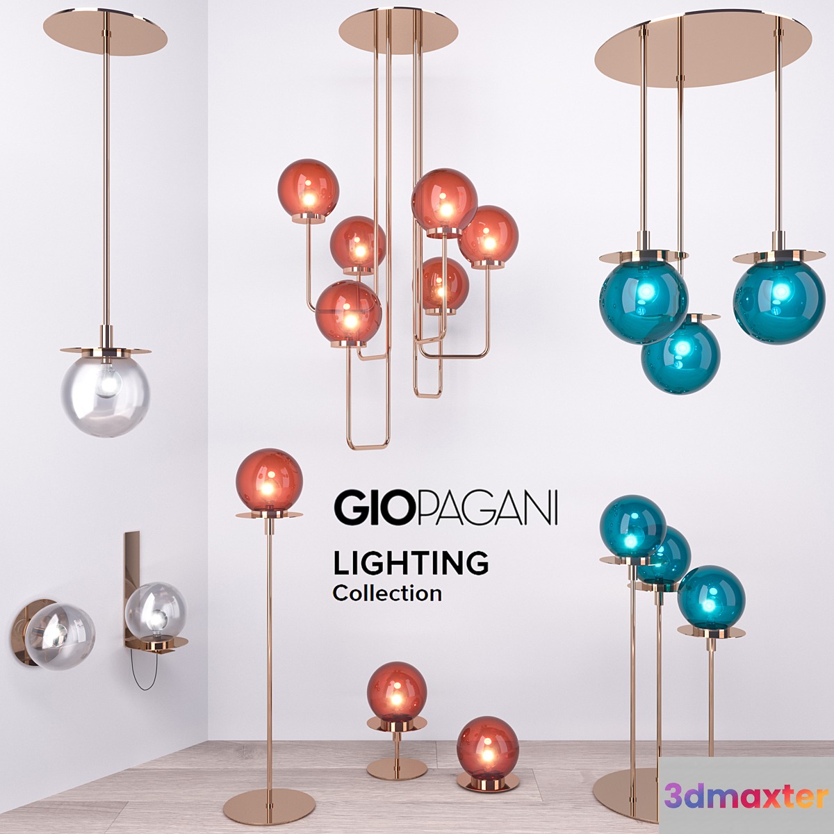 GIOPAGANI LIGHTING - ECLAT D'EAU COLLECTION 3D Max