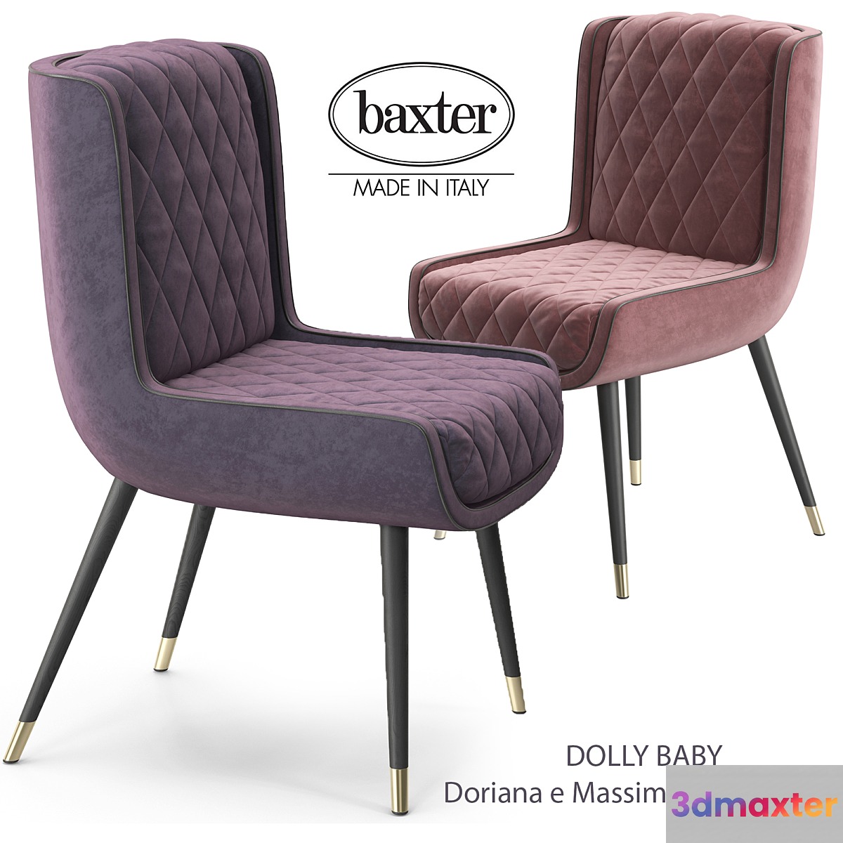 Baxter Dolly baby chair 3D Max