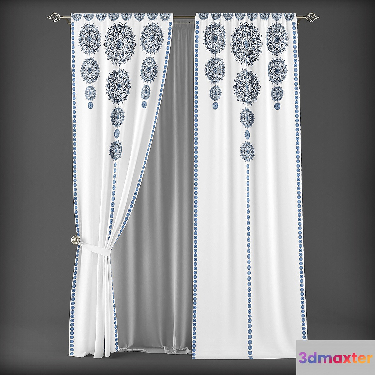 Curtains286 3D Max