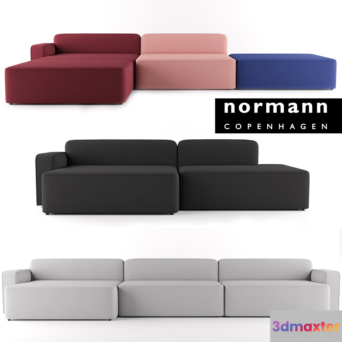 Rope Sofa by Normann Copenhagen 3D Max