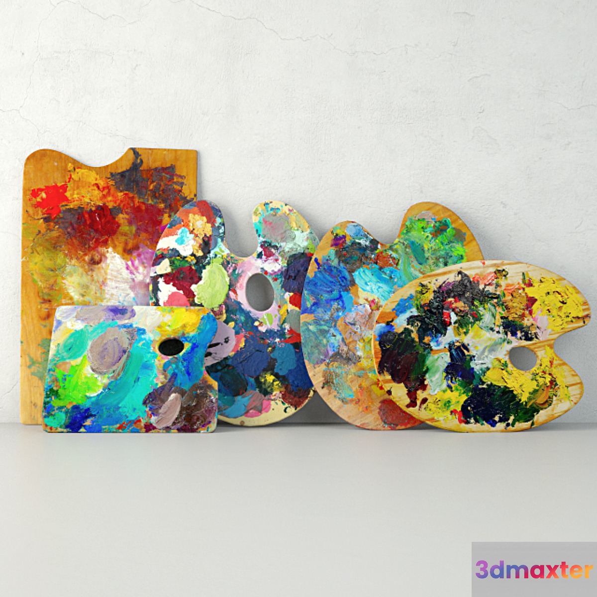 Vintage Artist Palettes