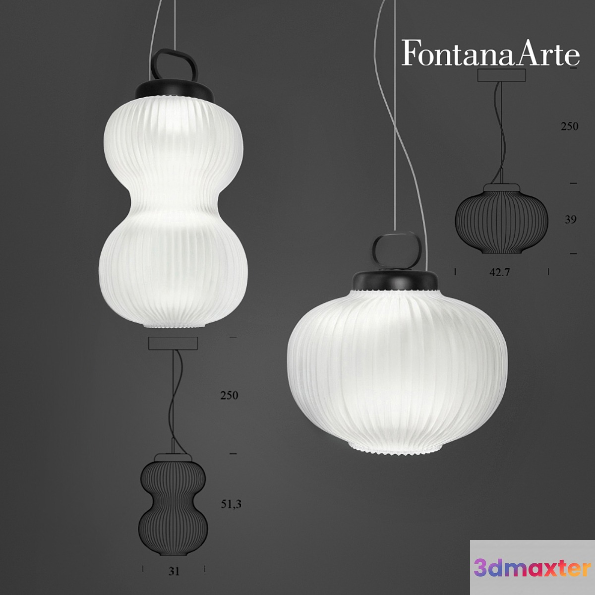 Fontana arte Kanji