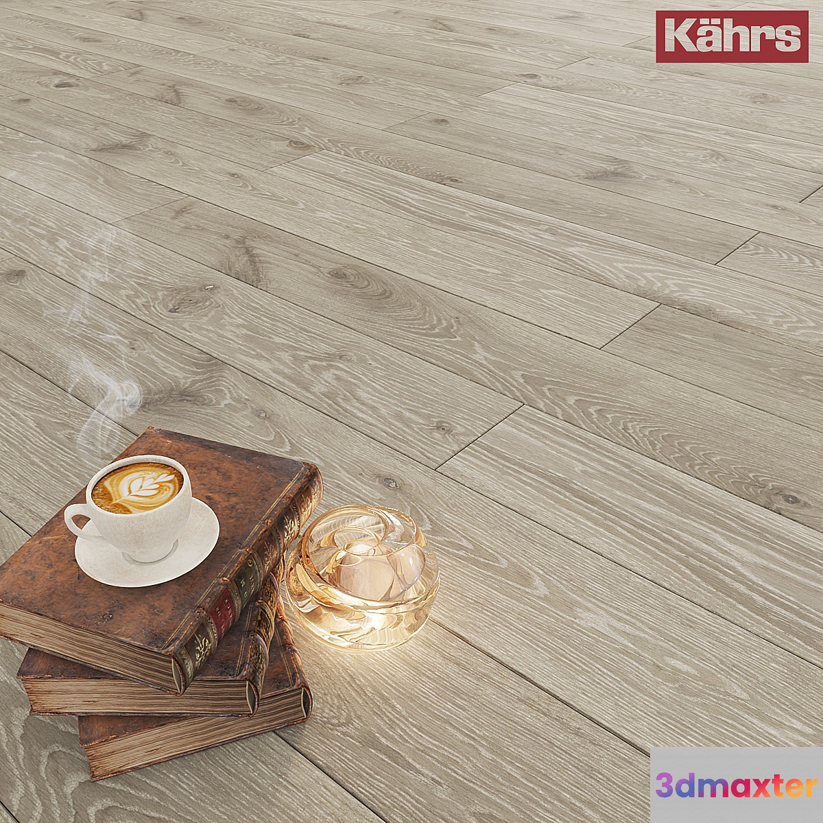 Kährs Oak Nouveau Gray 3D Max
