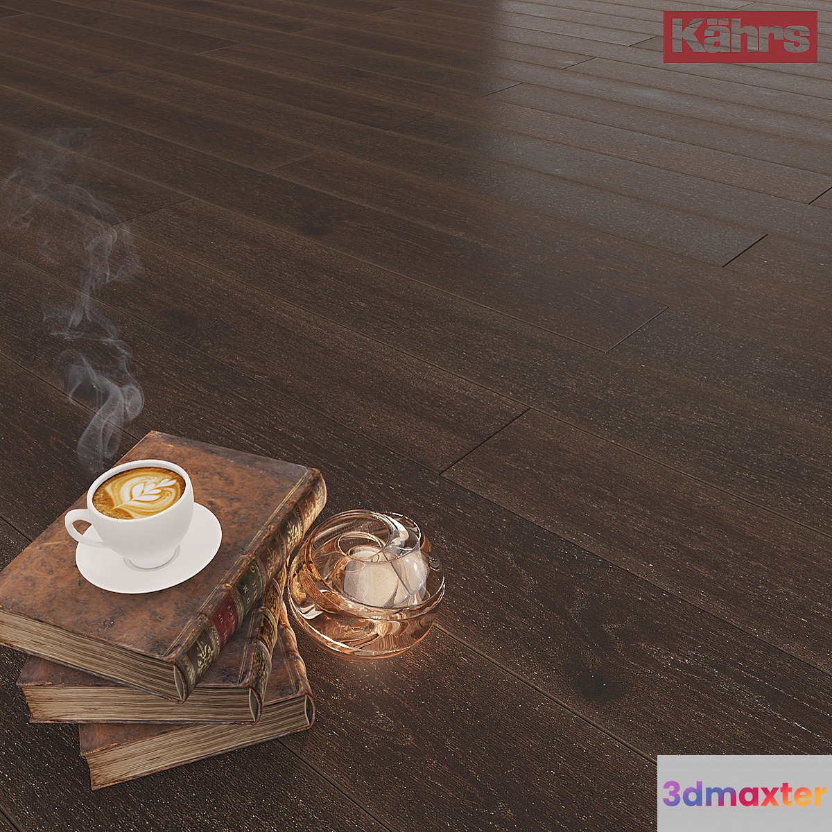 Kährs Oak Nouveau Black 3D Max