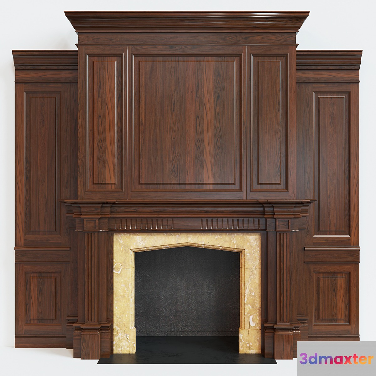 Fireplace_02 3D Max