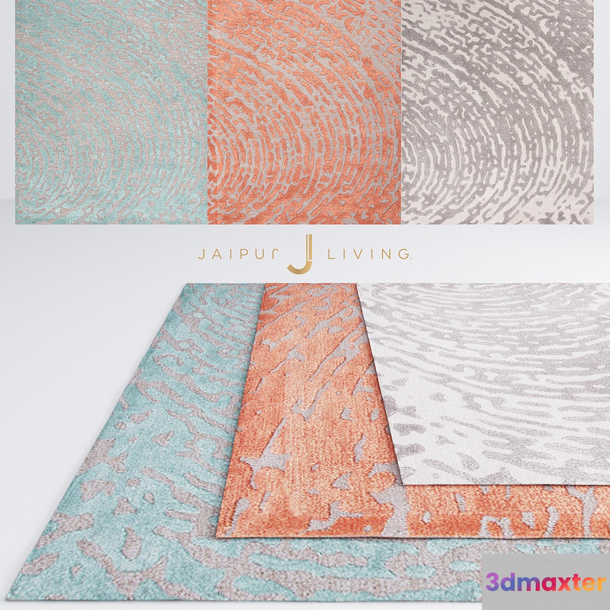 Jaipur Daizy Cut _ Loop Rug from Clayton Collection 3D Max