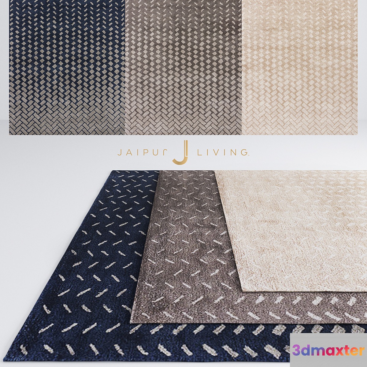 Jaipur Silas Rug From Cascade Collection 3D Max
