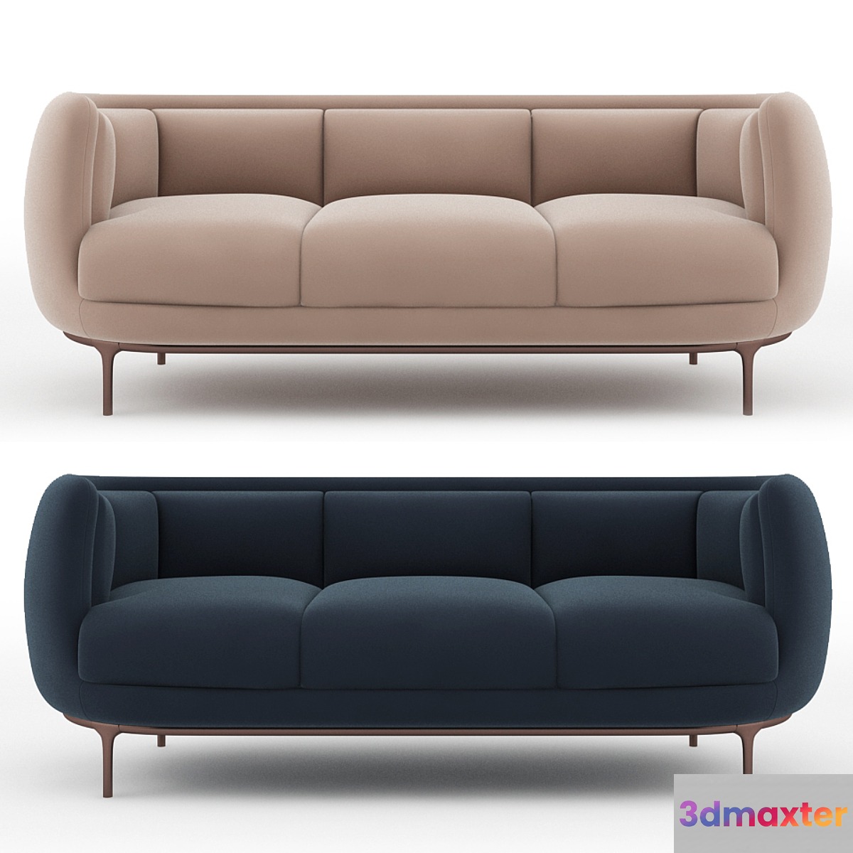 Wittmann Vuelta Sofa 3 Seats 3D Max