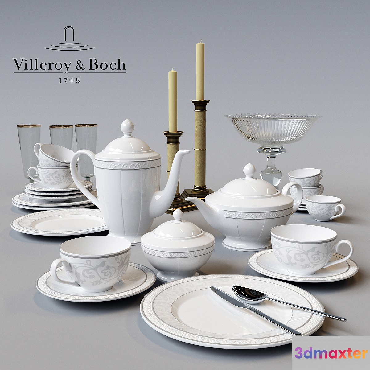 Villeroy & Boch Gray Pearl 3D Max