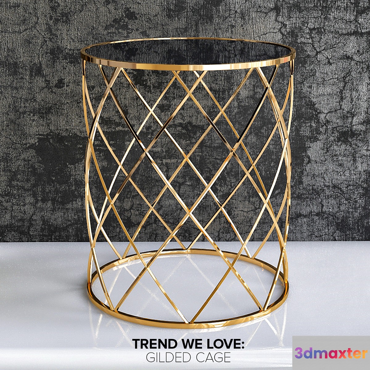 Side table luxury_2 3D Max
