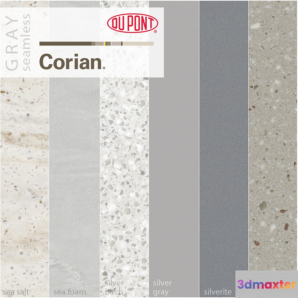 Dupont Corian Kitchen Countertops Gray 2