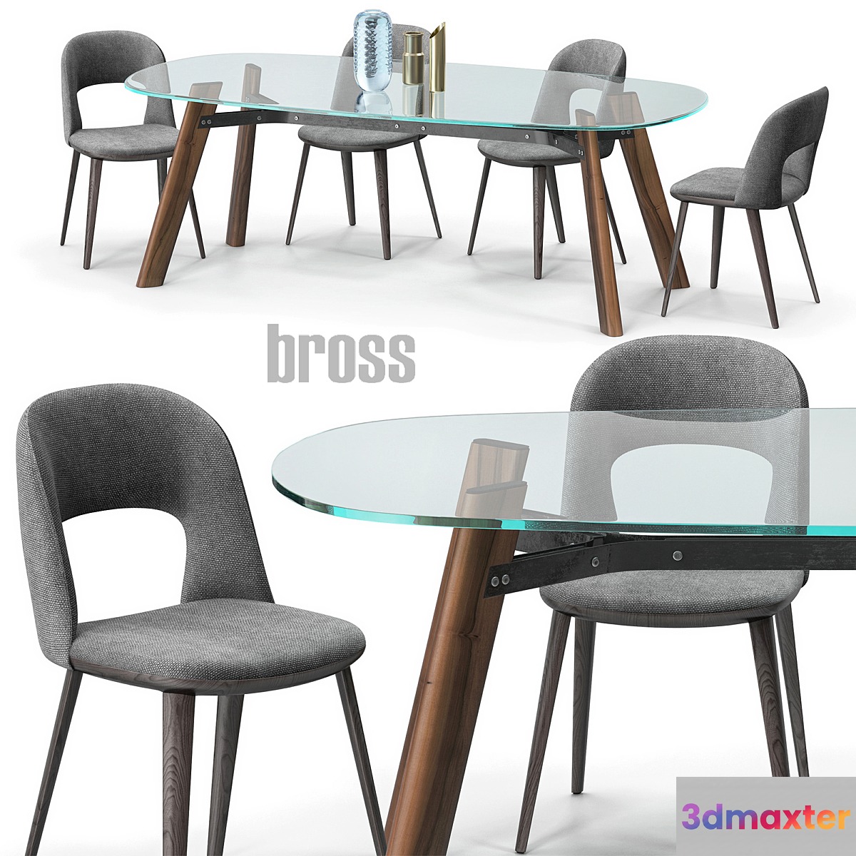 Path chair Beleos table set - No.2