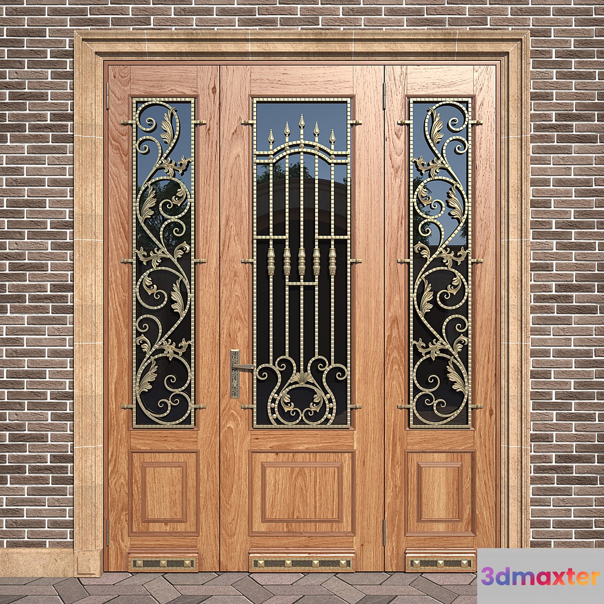 Entrance classic door