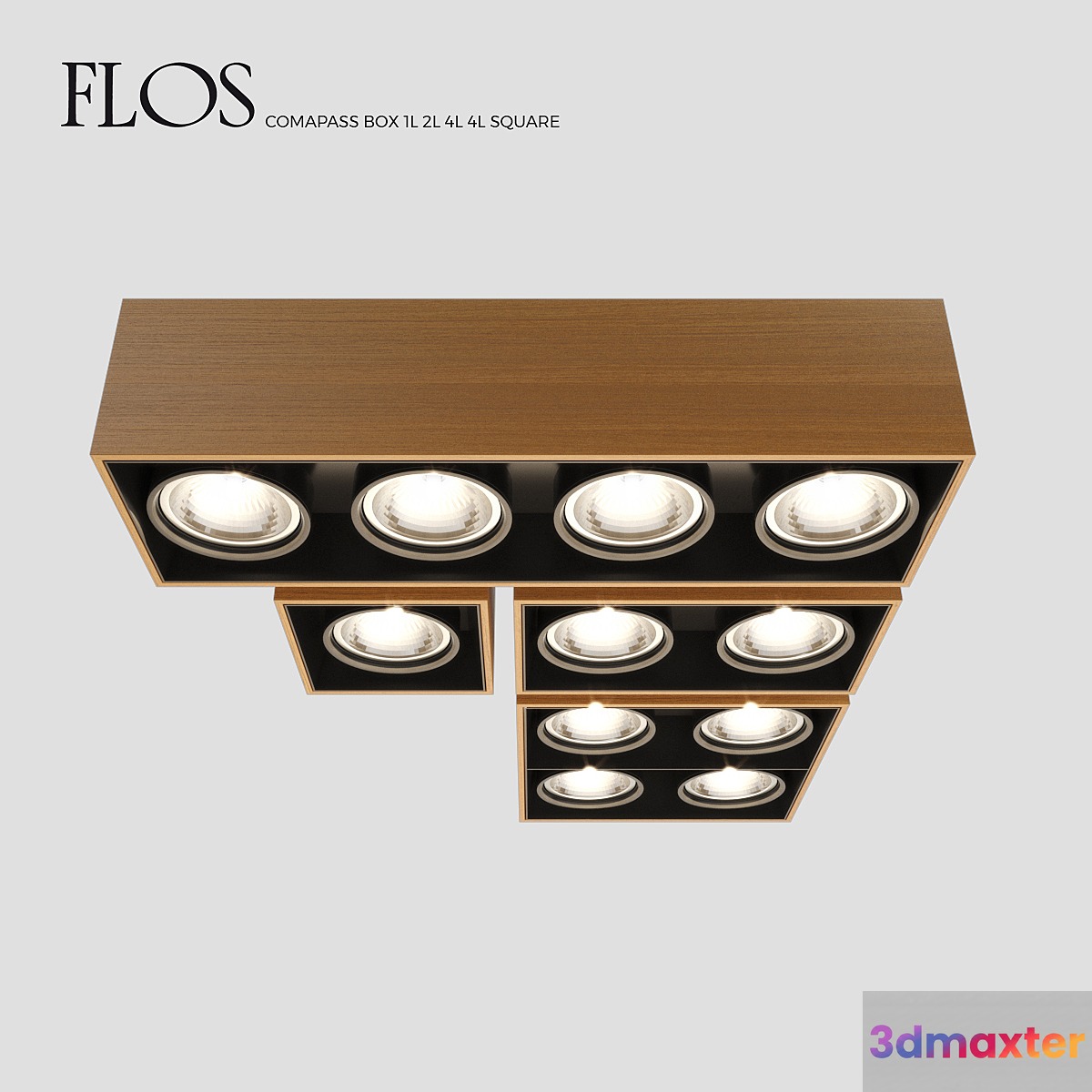 Flos Compass Box set 3D Max