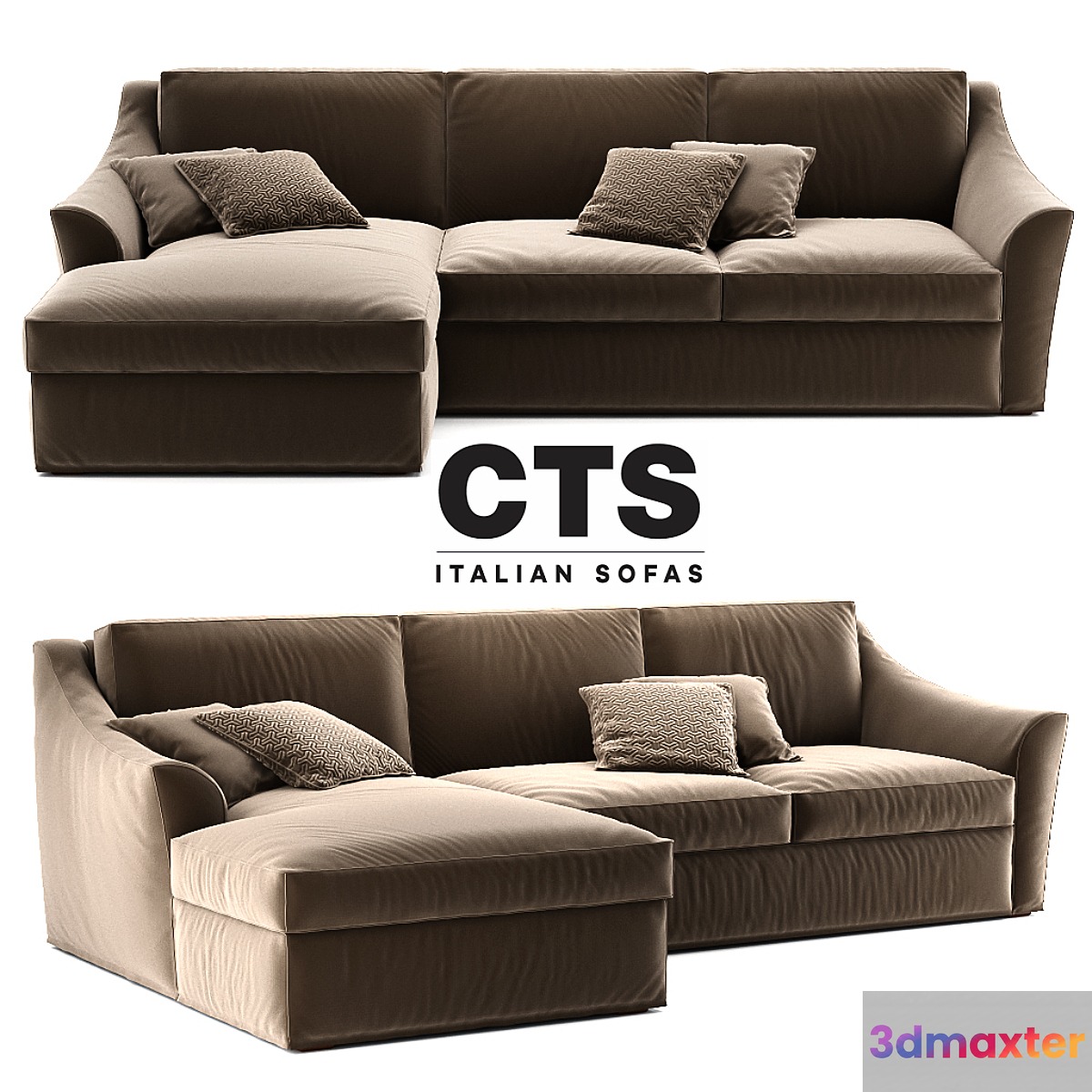 Passion sofa by CTS Salotti 3D Max