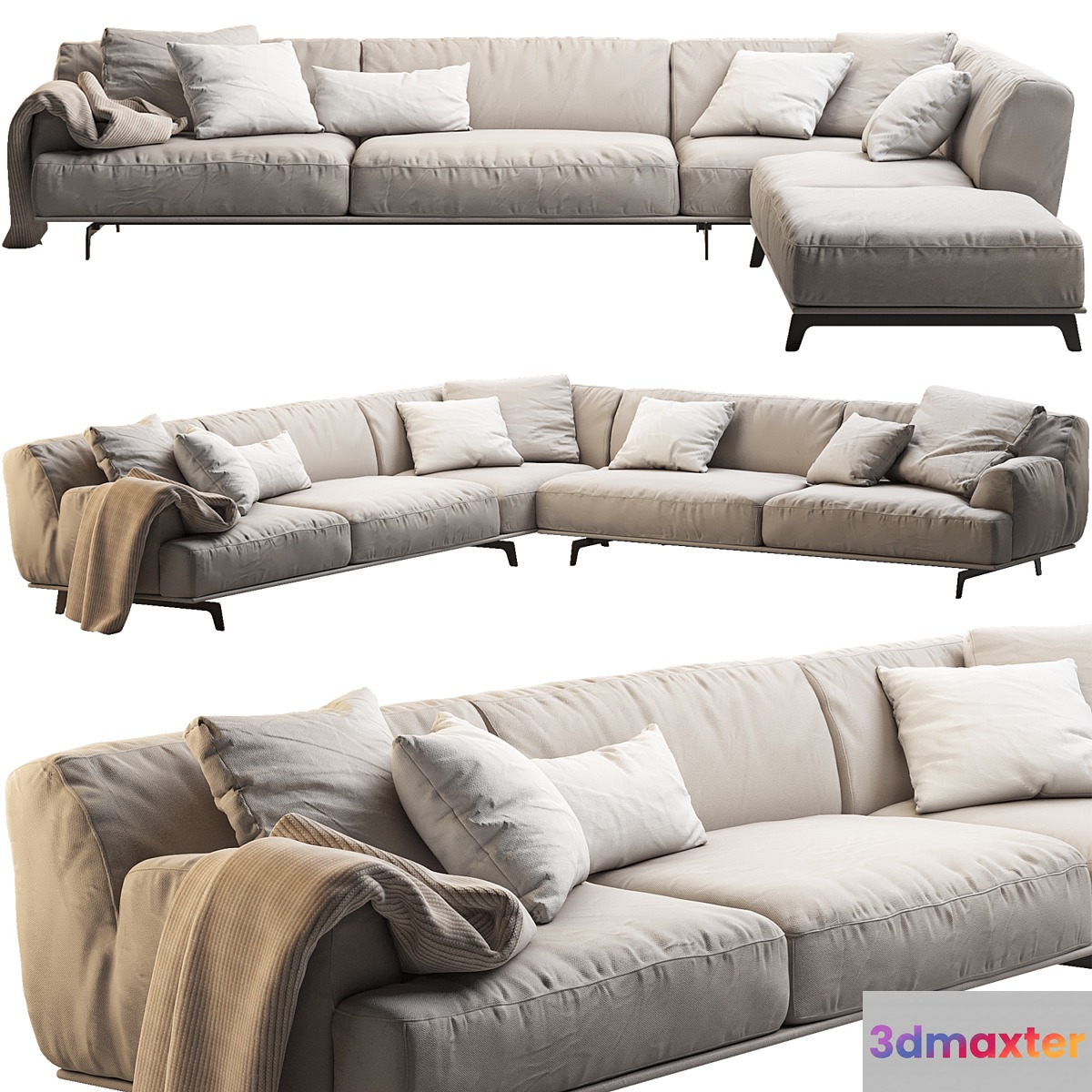 Poliform Tribeca 3 3D Max