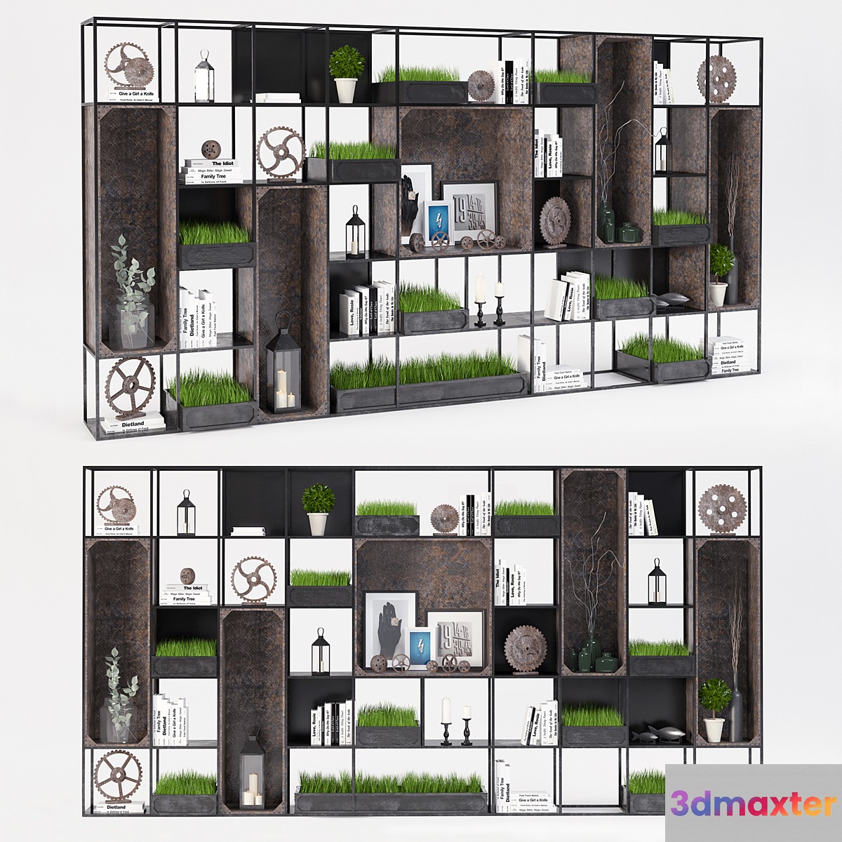 Rack with Loft set 3D Max