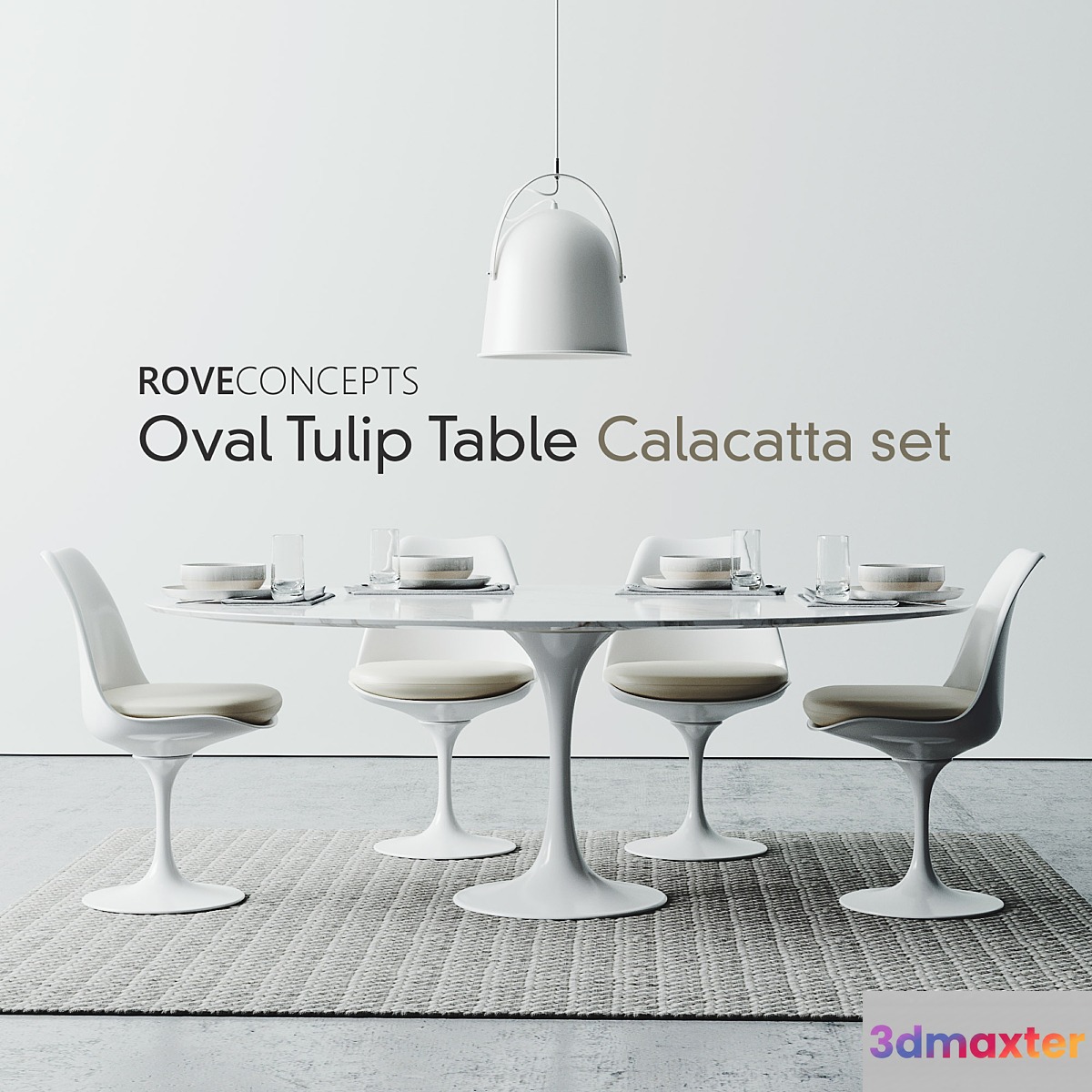 Oval Tulip Table 78