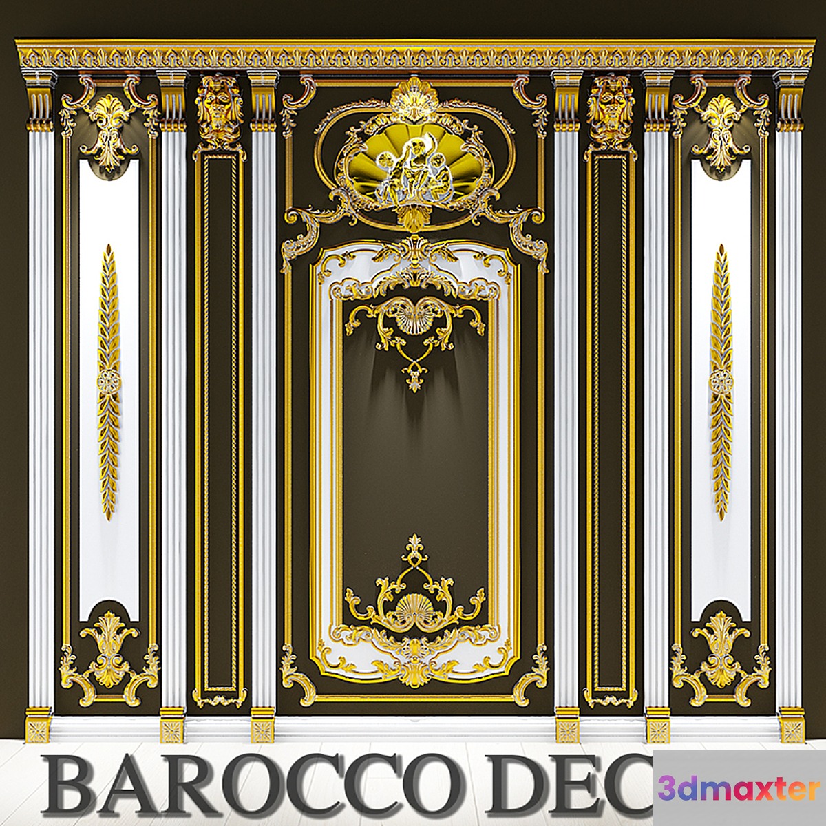 Barocco decor 3D Max